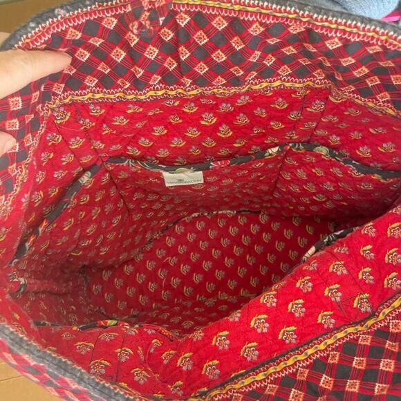 Vera Bradley Matching Set Tote and Makeup Bag #GG - Picture 4 of 16